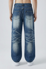 Deep Arc Jeans Side view | Weezy