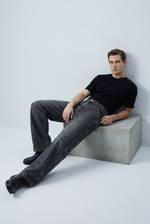 Slate Pillar Jeans Detail view | Weezy