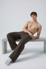 Umber Flow Trousers Back view | Weezy