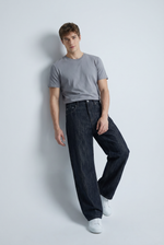 Indigo Pillar Jeans Side view | Weezy