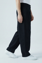 Noir Basin Trousers Detail view | Weezy