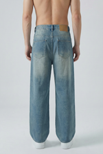 Chalk Column Jeans Side view | Weezy