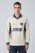 Chalk Academy Rugby Shirt Front view | Weezy
