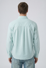 Blush Stripe Oxford Side view | Weezy