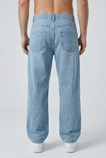 Chalk Splatter Jeans Detail view | Weezy