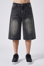 Graphite Circuit Jorts Back view | Weezy