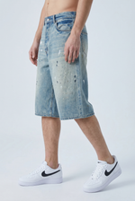 Chalk Wreck Jorts Side view | Weezy