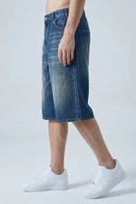 Indigo Drift Jorts Side view | Weezy