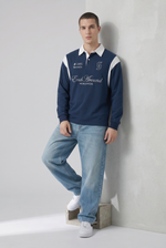 Indigo Academy Rugby Shirt Side view | Weezy