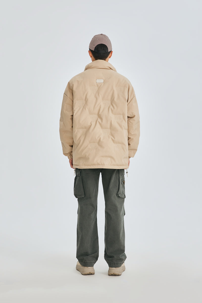 Soft Sand Puffer Jacket Lifestyle view | Weezy
