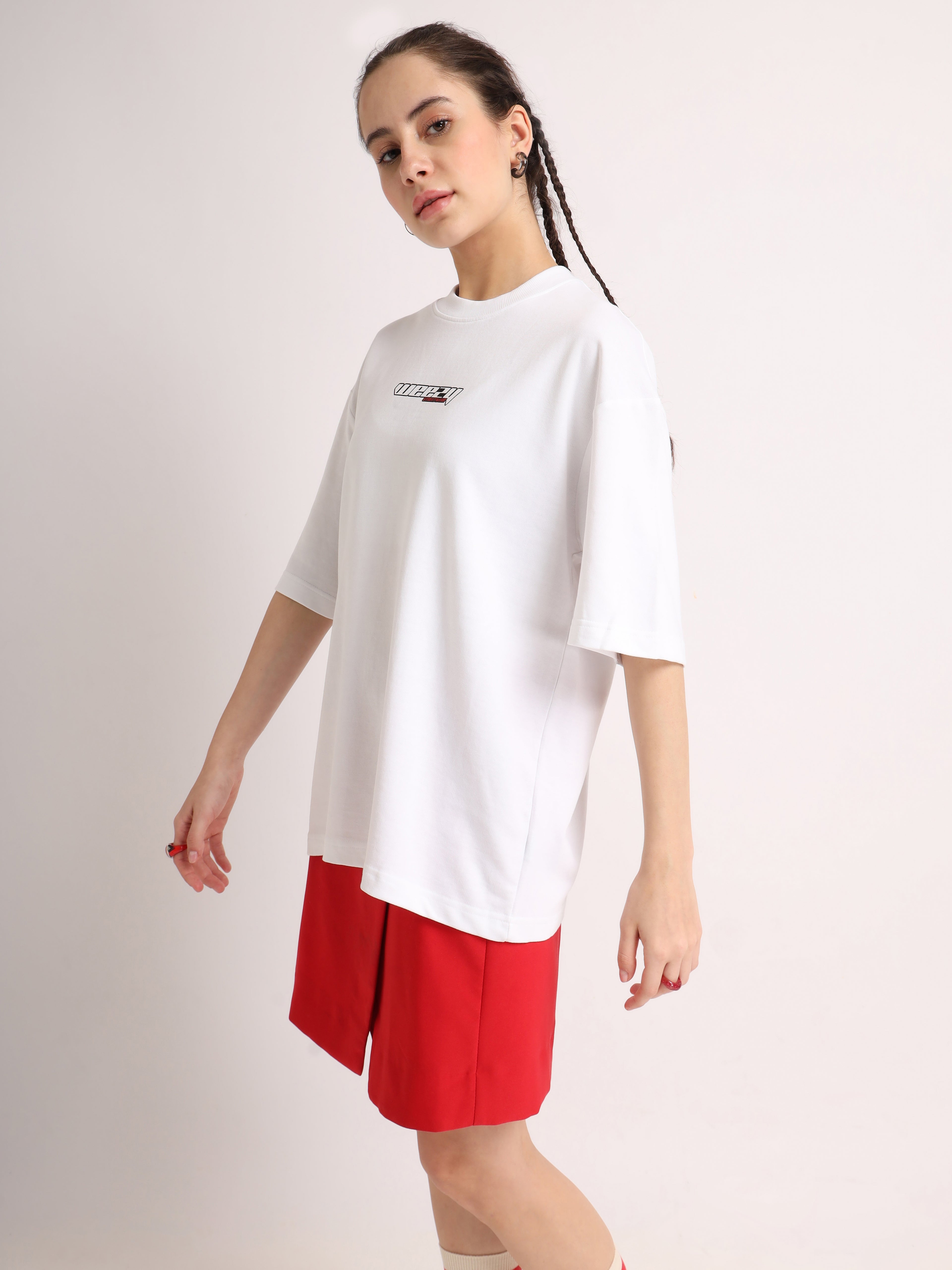 White Ramen Power Oversized T-Shirt