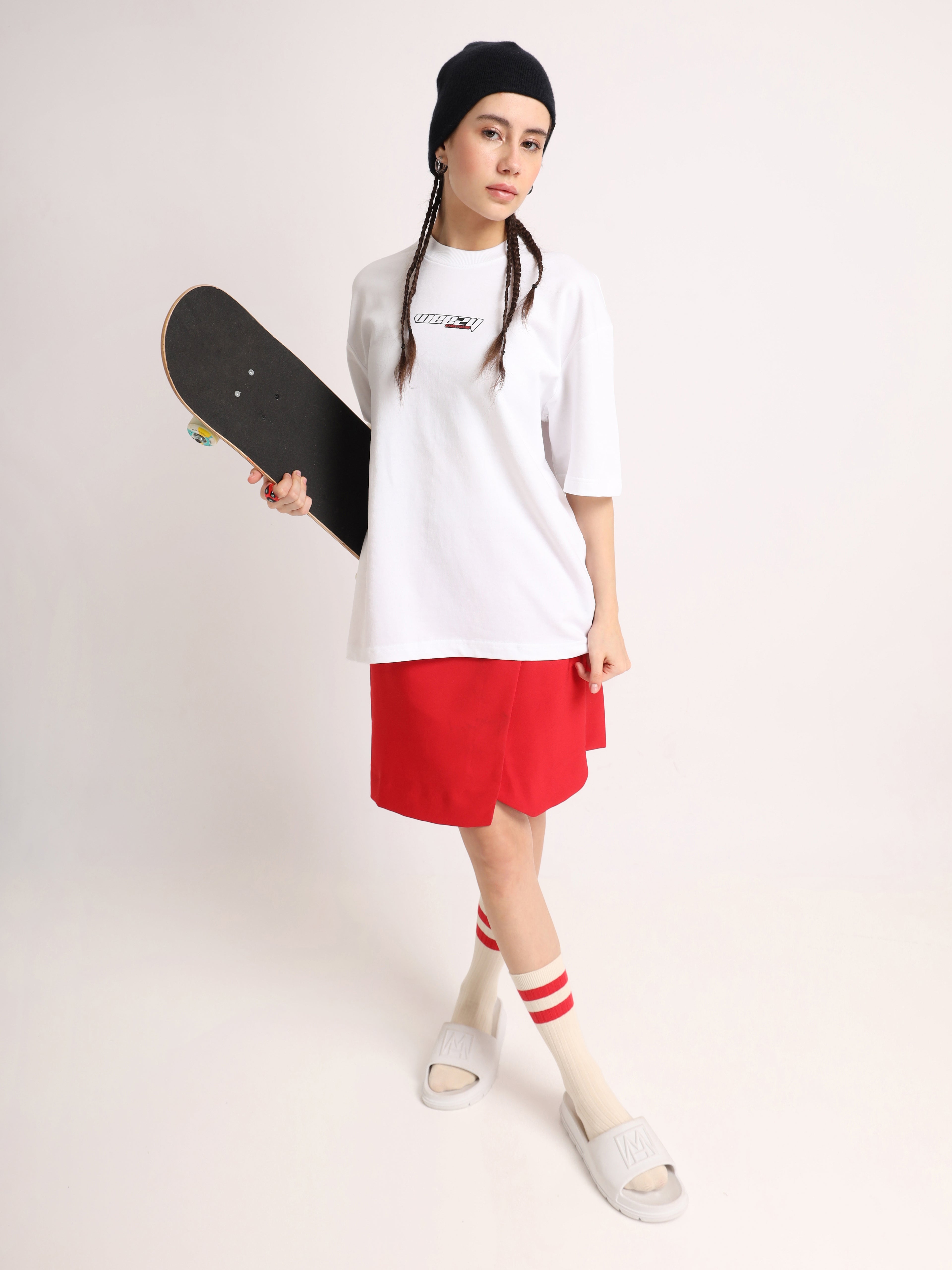 White Ramen Power Oversized T-Shirt