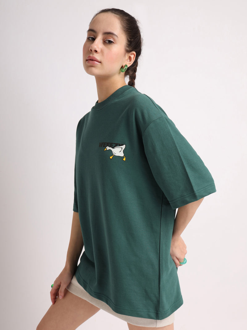 Silly Goose Oversized T-Shirt Back view | Weezy