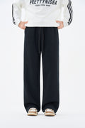 Embroidered Black Sweatpants