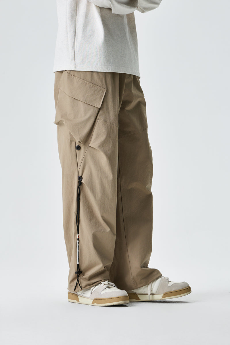 Beige Urban Drifter Utiliity Cargo Pants Lifestyle view | Weezy
