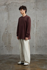 Elegant Maroon Sweatshirt Detail view | Weezy