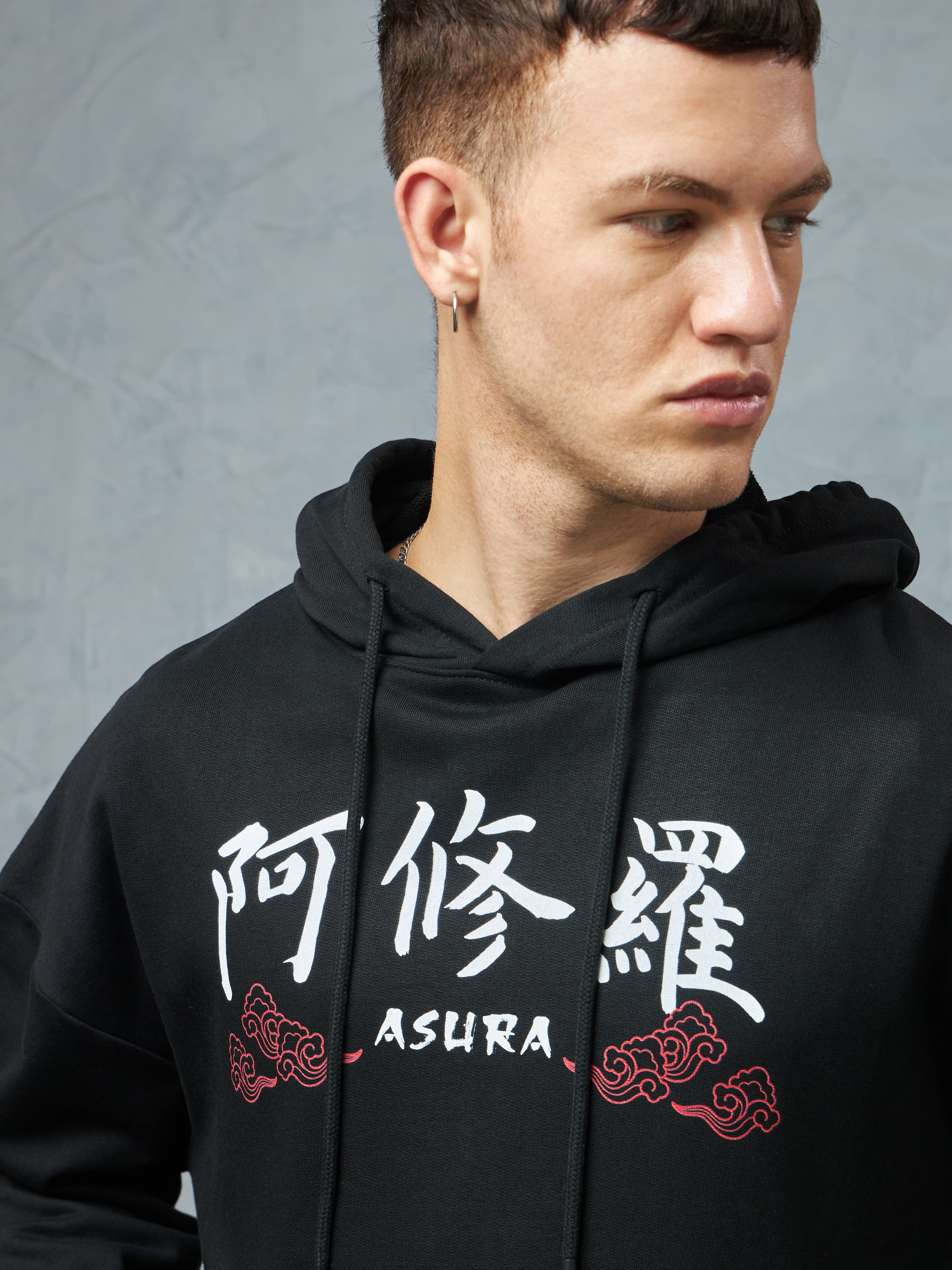 Jet Black Asura Hoodie