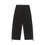 Jet Black Monoframe Relaxed Fit Pants Lifestyle view | Weezy