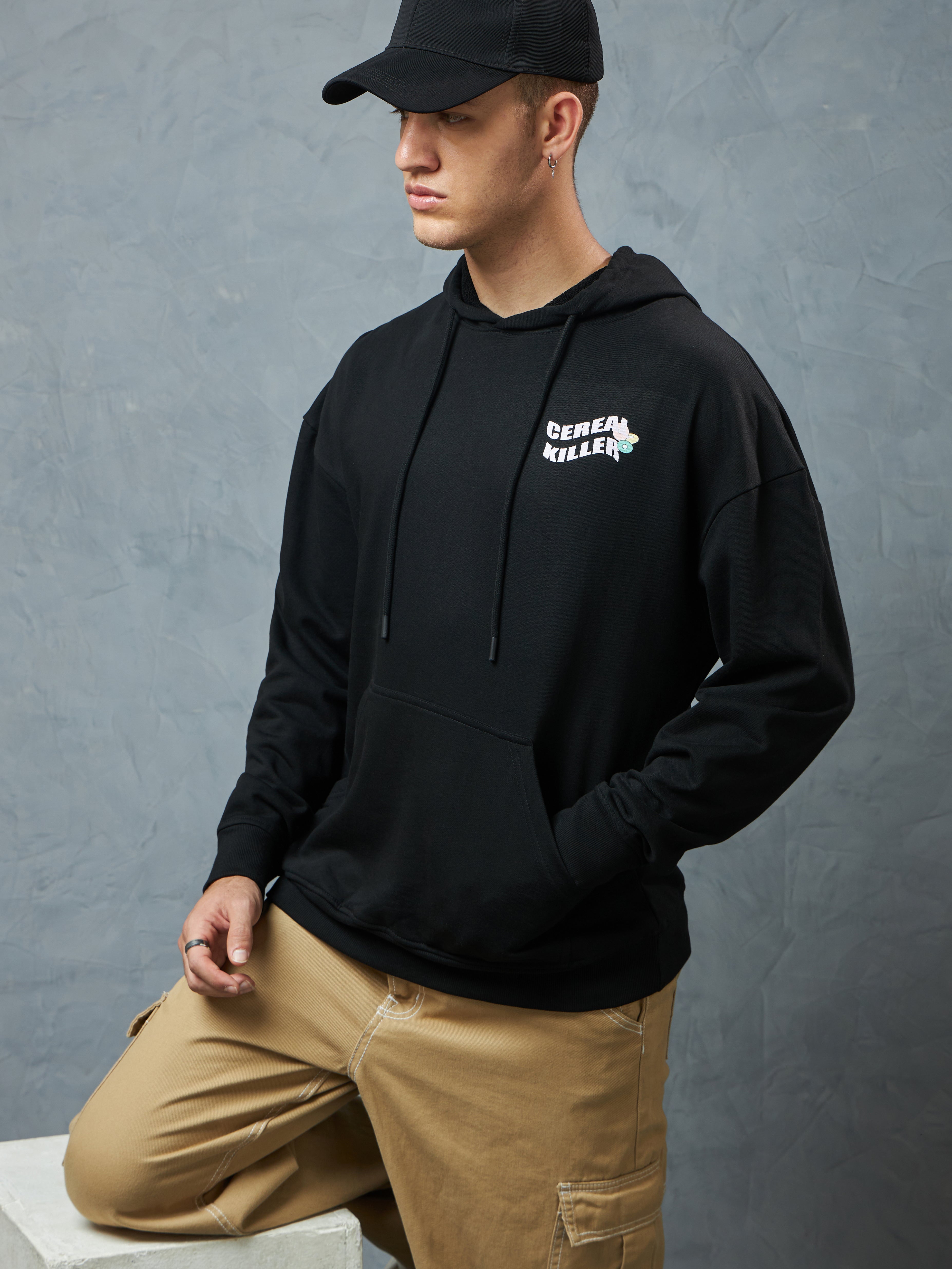Jet Black Cereal Killer Hoodie