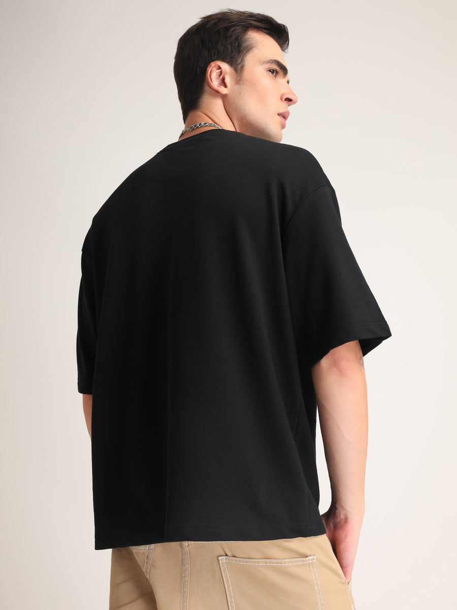 Jet Black Dragons Are Real Oversized T-Shirt Detail view | Weezy