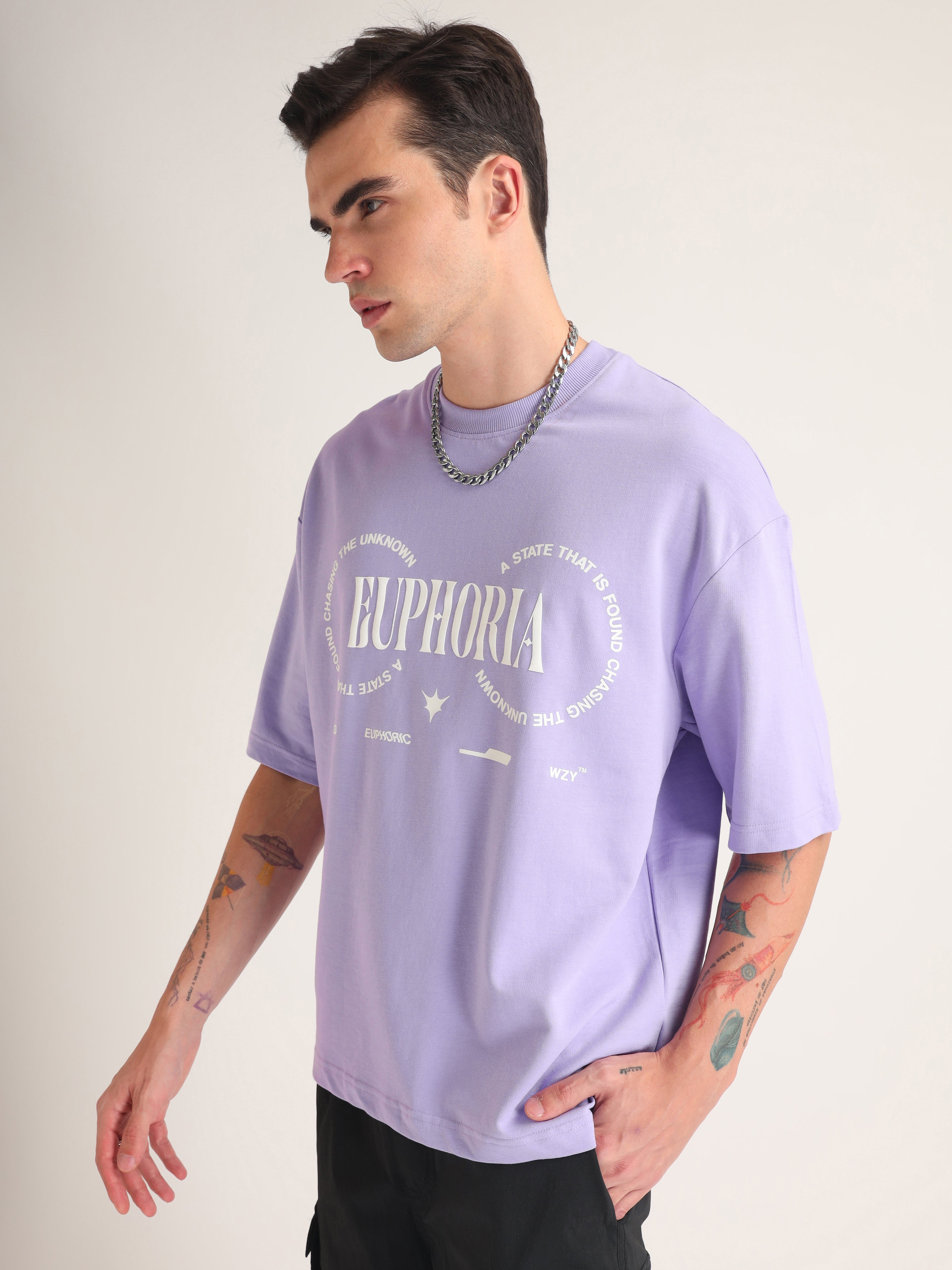 Lilac Euphoria Oversized T-Shirt