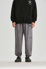 Dark Grey Jogger Pants Detail view | Weezy