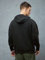 Machina Jet Black Hoodie Side view | Weezy