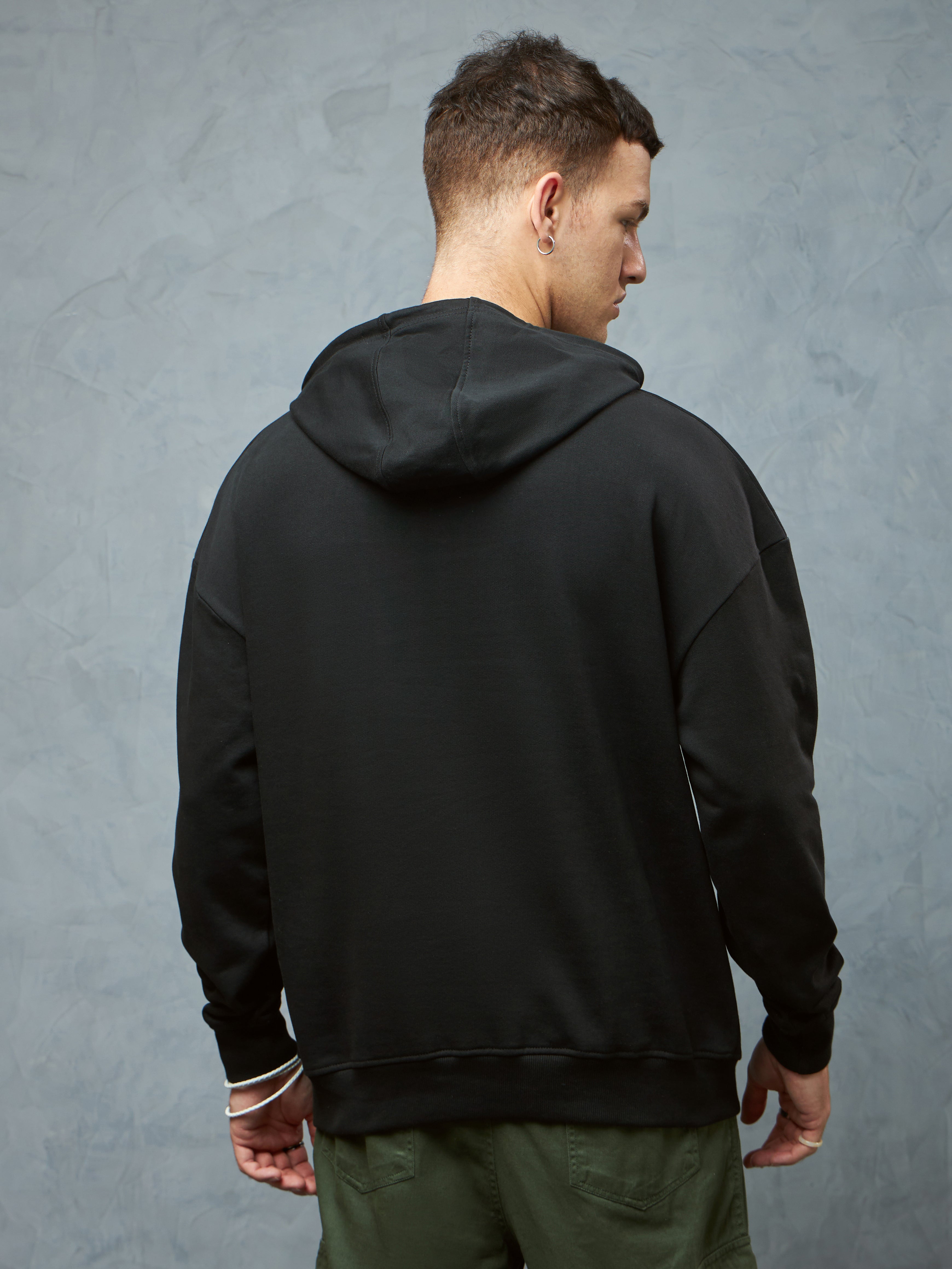Machina Jet Black Hoodie