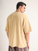 Beige Scorpion Oversized T-Shirt Model view | Weezy