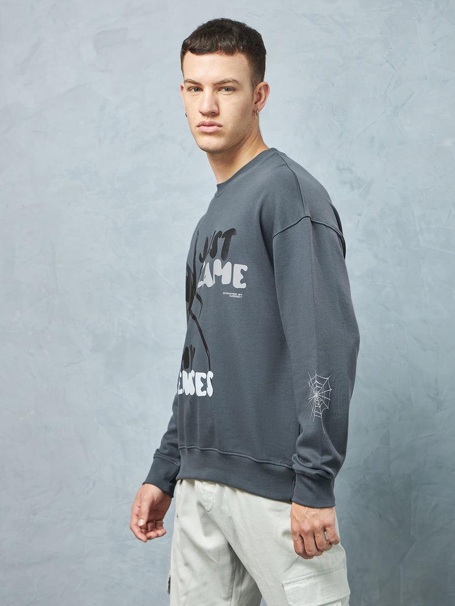 Cool Grey Senses Sweatshirt Lifestyle view | Weezy