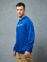 Royal Blue Vivid Hoodie Detail view | Weezy