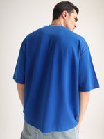 Imperial Blue Whip 2 Hard Oversized T-Shirt Side view | Weezy