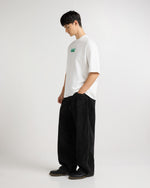 Premium White - Solitude Oversized T-Shirt Lifestyle view | Weezy