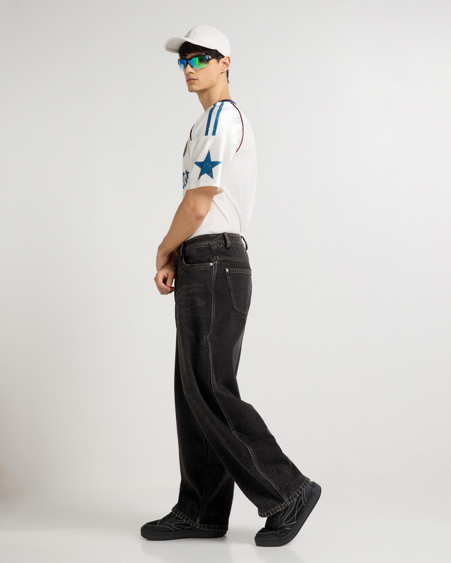 Midnight Wash Wide Leg Jeans
