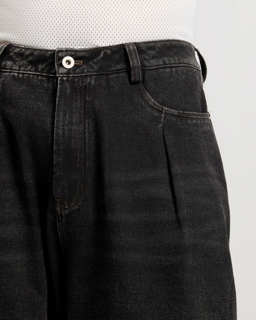 Midnight Wash Wide Leg Jeans Model view | Weezy