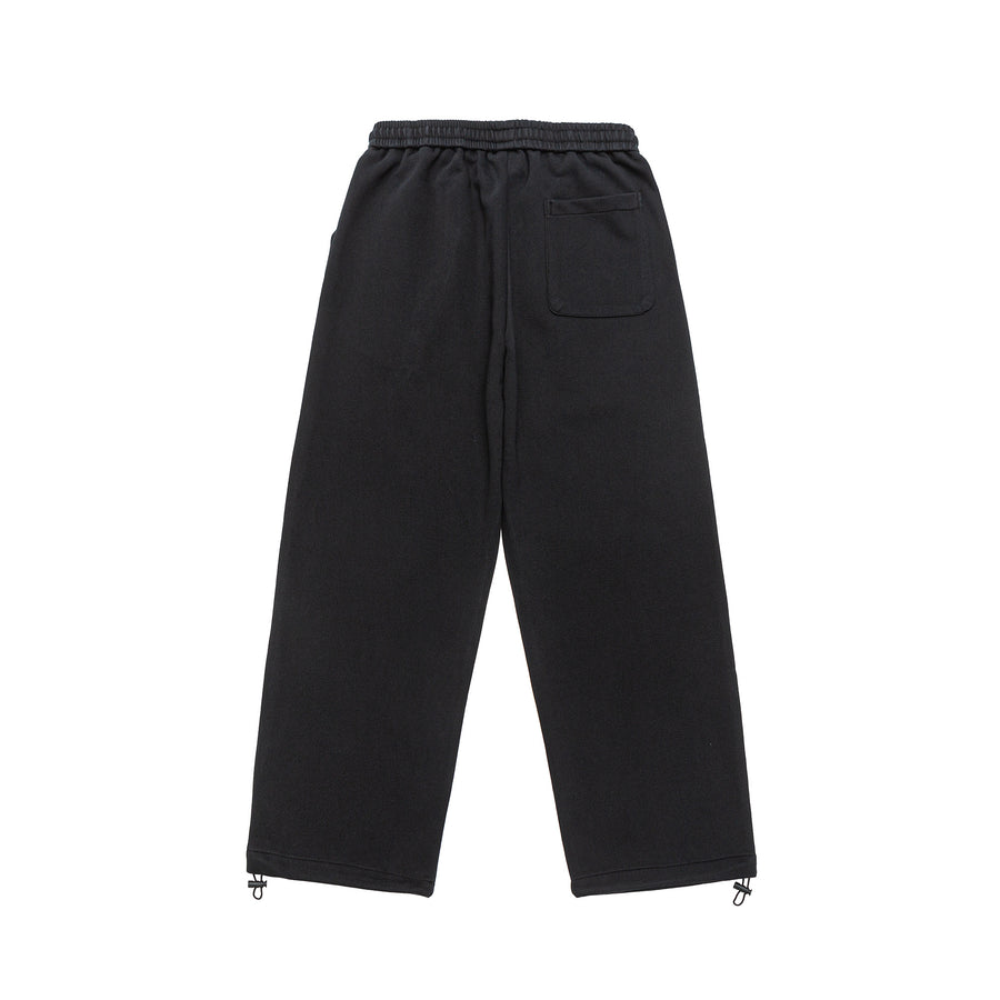 Embroidered Black Sweatpants Lifestyle view | Weezy