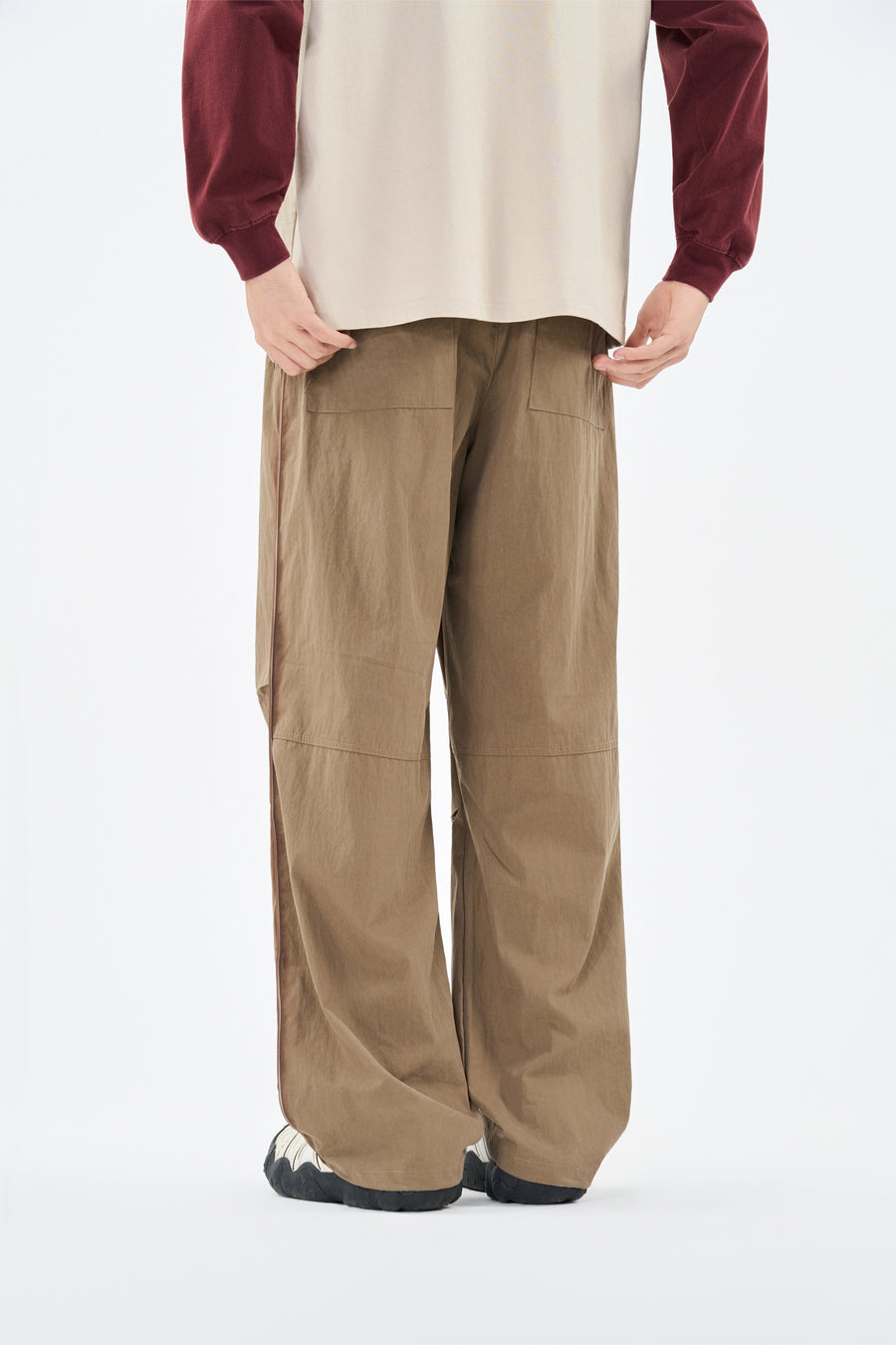 Earth Tone Cargo Pants Side view | Weezy