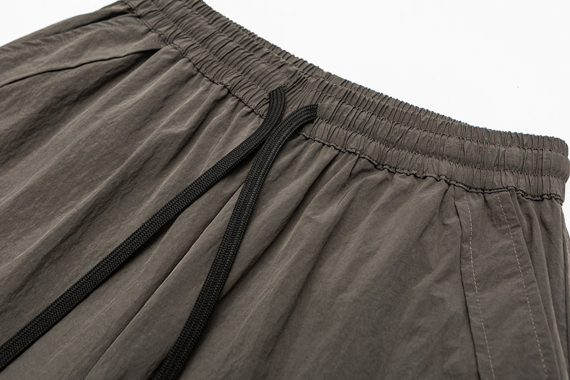 Ash Grey Utility Cargo Pants Close-up | Weezy