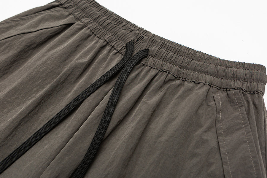 Ash Grey Utility Cargo Pants Close-up | Weezy