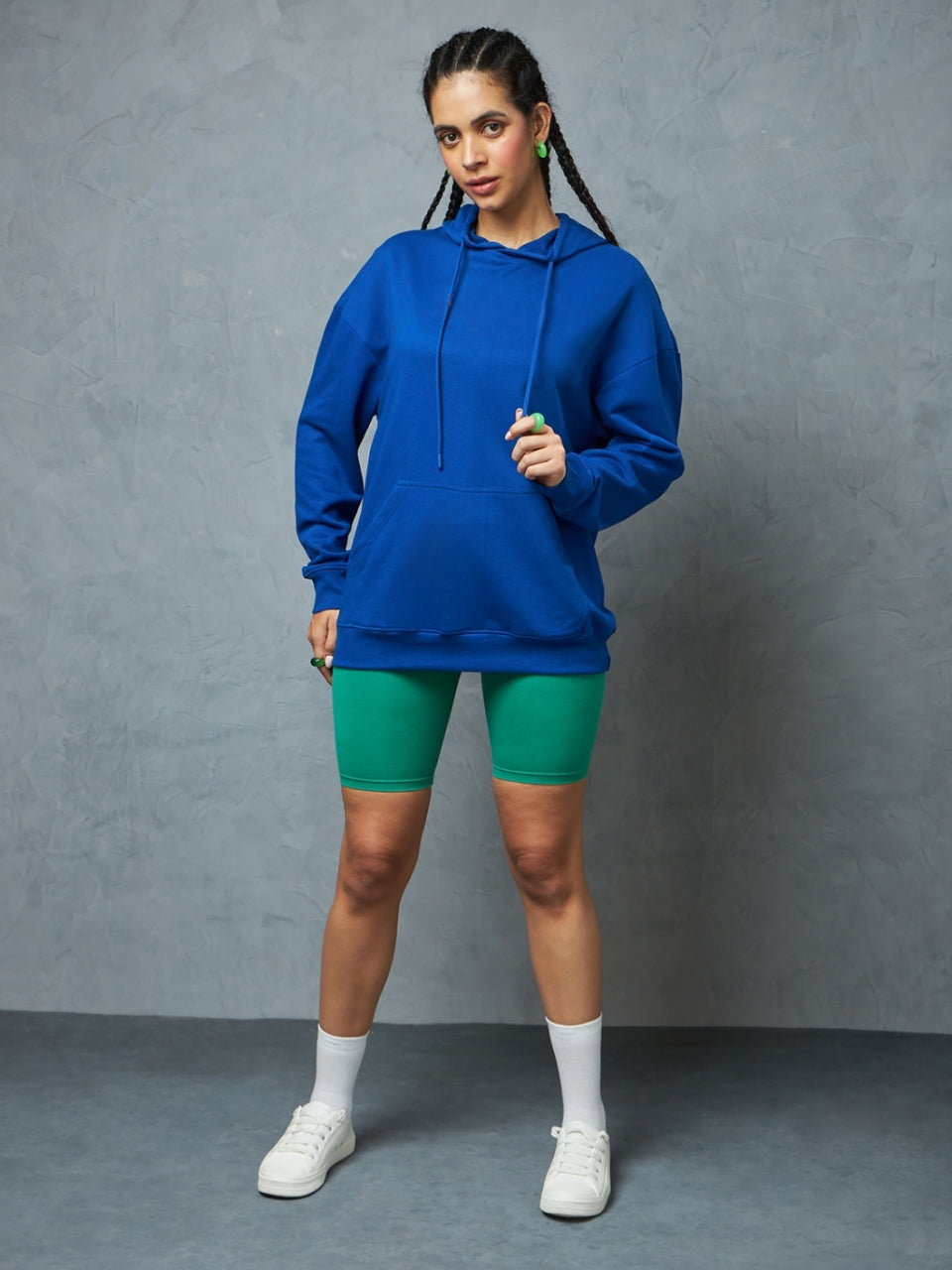 Premium Royal Blue Oversized Hoodie