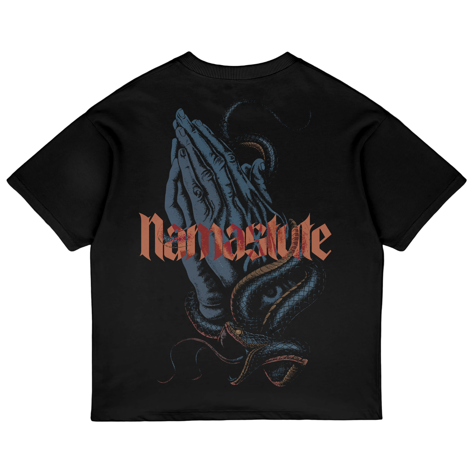 Premium Jet Black Namstute Oversized T-shirt