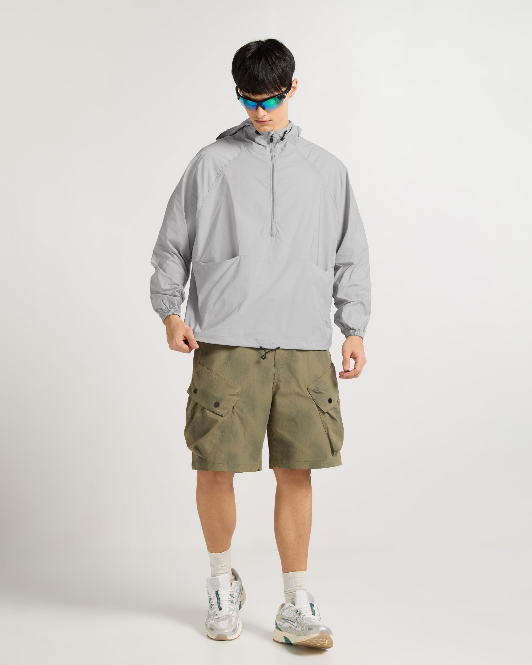 Silver Haze Hooded UV Protection Jacket