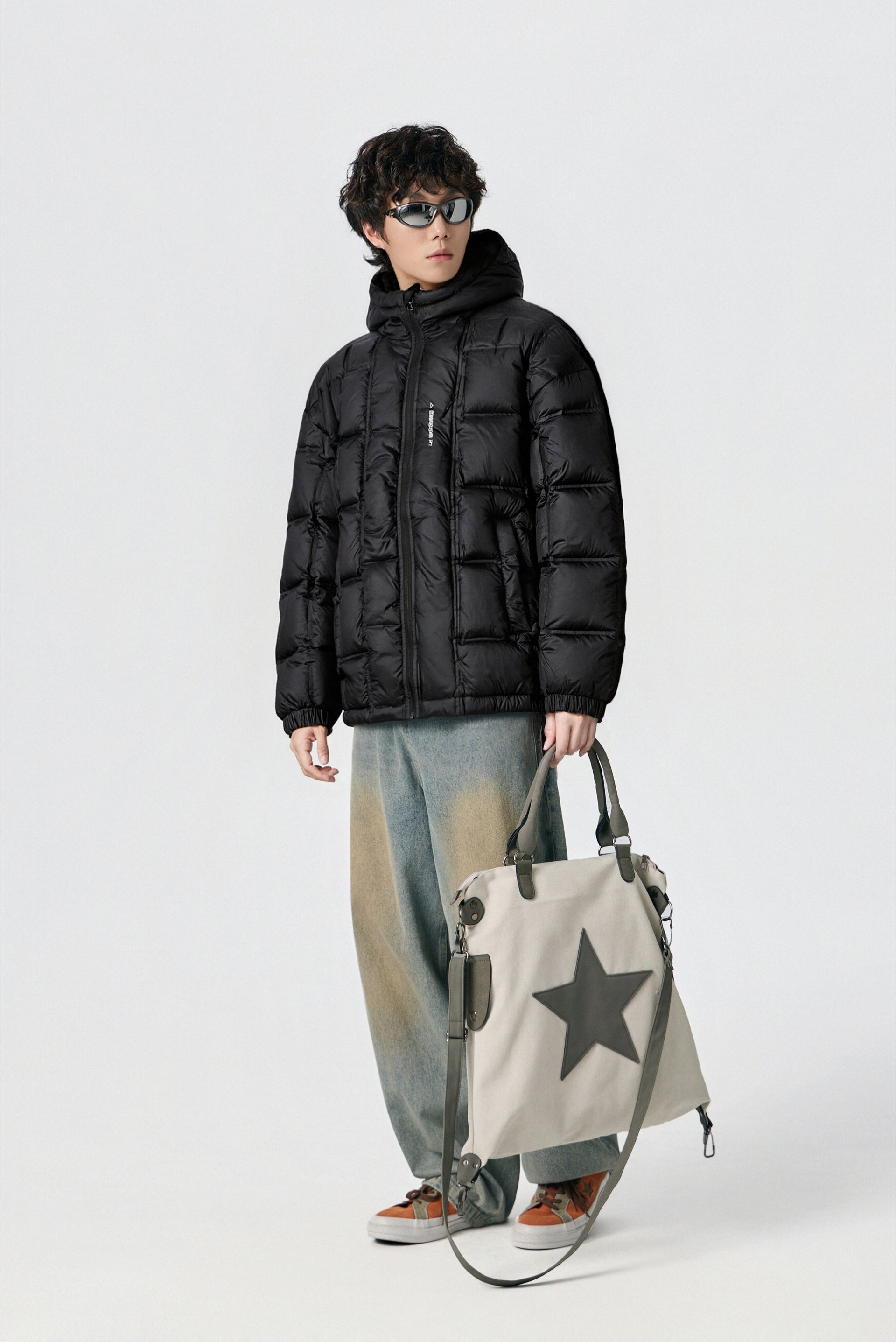 Carbonveil Loft Puffer Hooded Jacket