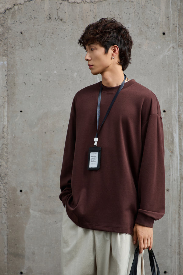 Elegant Maroon Sweatshirt Front view | Weezy