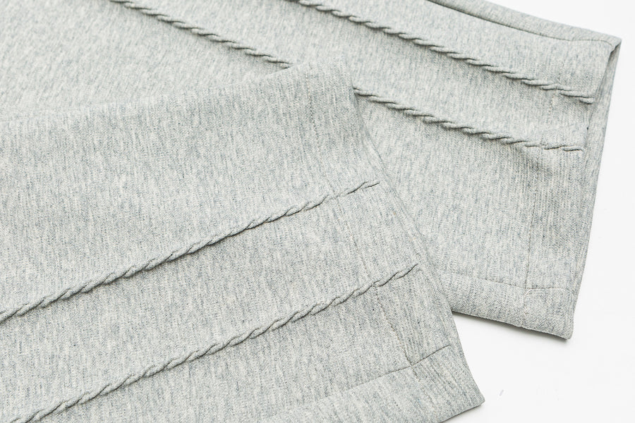 Grey Micro-Rib Trousers View 10 | Weezy