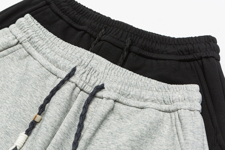 Grey Micro-Rib Trousers Side view | Weezy