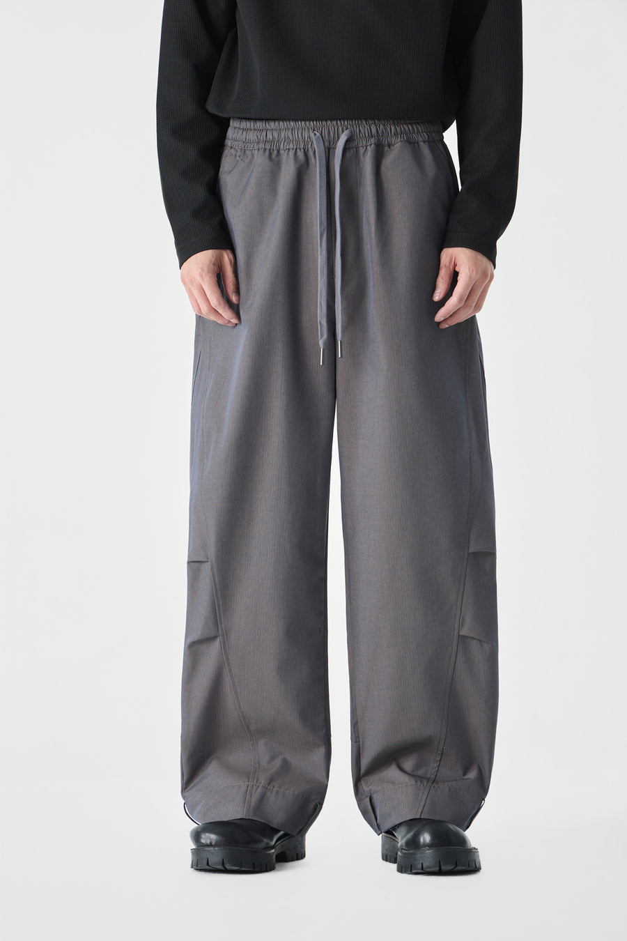 Grey Barrel Pants Flat lay | Weezy