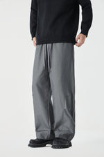 Grey Barrel Pants Close-up | Weezy