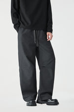 Jet Black Barrel Pants Detail view | Weezy