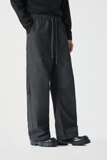Jet Black Barrel Pants Lifestyle view | Weezy